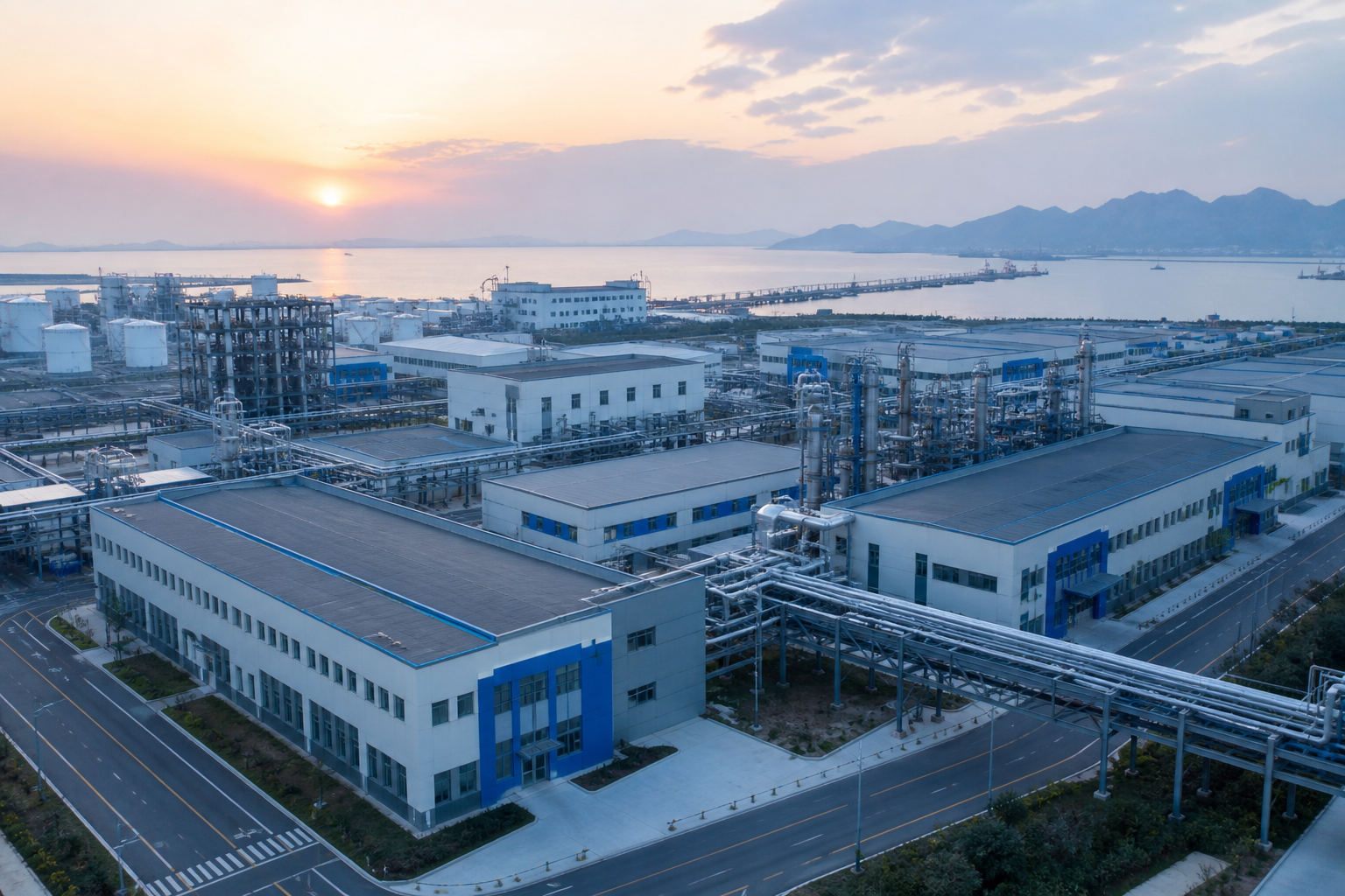 沿海工业园区生产基地远景